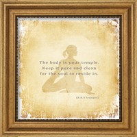 The Body is Your Temple Fine Art Print
