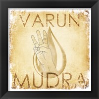 Varun Mudra (Water) Framed Print