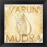 Varun Mudra (Water) Framed Print