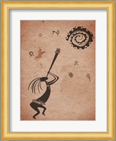 Kokopelli Playing Under the Sun Fine Art Print