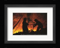 Firefighter Hero Quote Fine Art Print