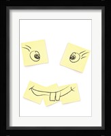 Post- It Smiley Face Fine Art Print