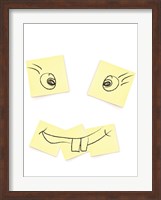 Post- It Smiley Face Fine Art Print