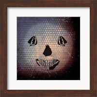 Grunge Skull Smile Fine Art Print