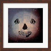 Grunge Skull Smile Fine Art Print