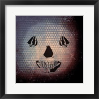 Grunge Skull Smile Fine Art Print