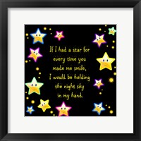 If I had a Star Framed Print