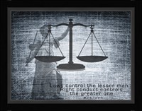 Justice Law Mark Twain Quote Fine Art Print