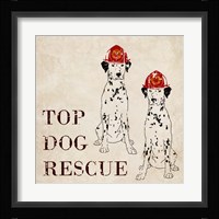 Top Dog Rescue Fine Art Print