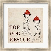Top Dog Rescue Fine Art Print