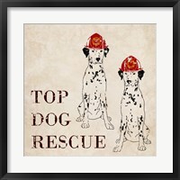 Top Dog Rescue Fine Art Print