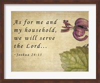 My Household Serves the Lord Fine Art Print