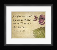 My Household Serves the Lord Fine Art Print