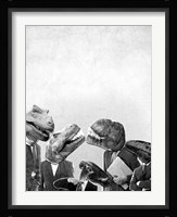 Power Lunch Framed Print