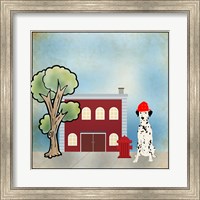 Dalmation Firehouse Fine Art Print