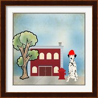 Dalmation Firehouse Fine Art Print