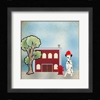 Dalmation Firehouse Fine Art Print