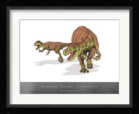 Afrovenator Framed Print