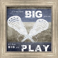 How Big You Play Fine Art Print