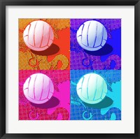 Volleyball Pop Fine Art Print