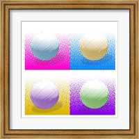 Volleyball Pop Squares Fine Art Print