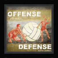 Offense, Defense Fine Art Print