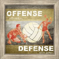 Offense, Defense Fine Art Print