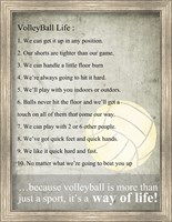 Volleyball Life Fine Art Print