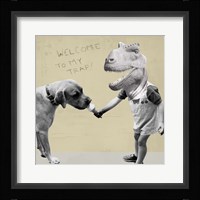 Welcome to My Trap! Framed Print