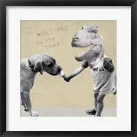 Welcome to My Trap! Framed Print