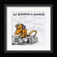 DJ Scratch-A-Saurus Fine Art Print