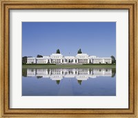 Building on the waterfront, Parliament House, Canberra, Australia Fine Art Print