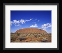 Rock formation, Ayers Rock, Uluru-Kata Tjuta National Park, Australia Fine Art Print