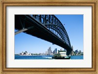 Low angle view of a bridge, Sydney Harbor Bridge, Sydney, Australia Fine Art Print