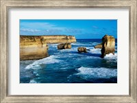 Rock formations on the coast, Port Campbell National Park, Victoria, Australia Fine Art Print