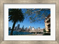 Buildings on the waterfront, Sydney, New South Wales, Australia Fine Art Print