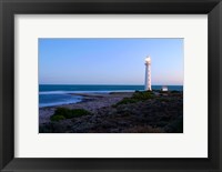Lighthouse on the coast, Point Lowly Lighthouse, Whyalla, Australia Fine Art Print