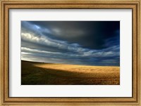 Storm clouds over a landscape, Eyre Peninsula, Australia Fine Art Print