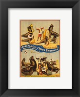Sells Brothers Sea Lion Circus Fine Art Print