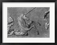 Baldung Unicorn Study Fine Art Print