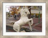 Unicorn Statue Fine Art Print