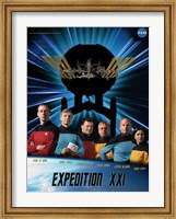 Expedition 21 Star Trek Crew Poster Fine Art Print