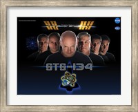NASA STS-134 Official Mission Poster Fine Art Print