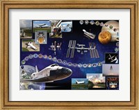 Space Shuttle Atlantis Tribute Poster Fine Art Print