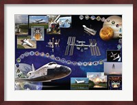 Space Shuttle Atlantis Tribute Poster Fine Art Print