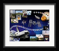 Space Shuttle Atlantis Tribute 1 Fine Art Print