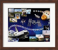 Space Shuttle Atlantis Tribute 1 Fine Art Print