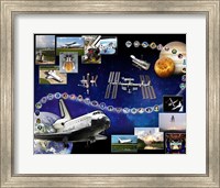 Space Shuttle Atlantis Tribute 1 Fine Art Print