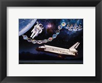 Space Shuttle Challenger Tribute Poster Fine Art Print