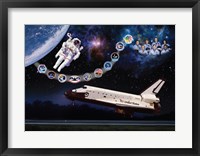Space Shuttle Challenger Tribute Poster Fine Art Print